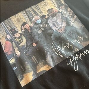 Monsieur Bernie x Owen’s  oversized Gildan heavyweight XXL crewneck sweatshirt